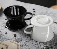 قمع تقطير سيراميك شبيه كاليتا - ابيض | KALITA WHIT...