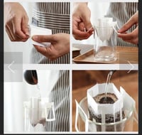 فلاتر اظرف اكواب مجموعة من 50 فلتر ترشيح قهوة مقطر...