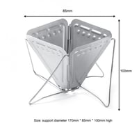 قمع قهوة تقطير ستيل - قابل للطي | V60 Dripper