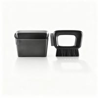 فرشاة و مكنسة تنظيف طاولة القهوة - اسود