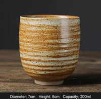 كوب سيراميك بلمسة ترابية - 200 مل | الوان متعددة