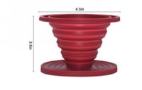 قمع سيليكون قابل للطي - مقاس 01 | Dripper Silicon