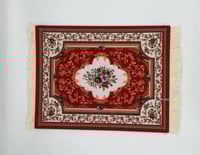 كوستر قهوة للتزيين على شكل سجاد 27*18 سم - حجم كبي...