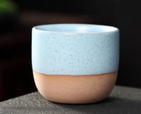 كوب سيراميك مطلي بالفخار - 120 مل | الوان متعددة