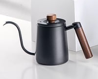 ابريق تقطير ترشيح بمقبض خشبي - الوان واحجام متعددة...