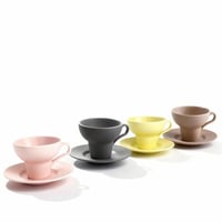 كوب سيراميك فخار مع صحن 150 مل | CERAMIC Pottery