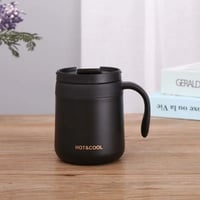 ترمس كوب قهوة حافظ للحرارة مع مسكة - 350 مل | 12oz