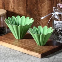 قمع وردة تقطير V60 سيراميك مع حامل خشبي - | V60 Dr...