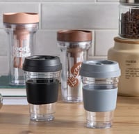 كوب السفر بغطاء سيليكون - 360 مل | Travel Cup