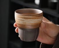 كوب فخاري مطفي - 150 مل | الوان متعددة