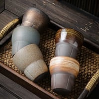 كوب فخاري مطفي - 150 مل | الوان متعددة