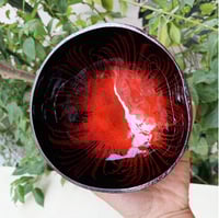 وعاء جوز الهند زخرفة داخلية لجمع البن و وزنه | 95...