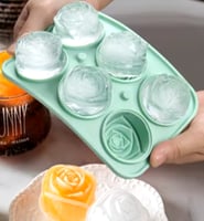 قالب صناعة ثلج بشكل وردة - الوان متعددة | Ice Maki...