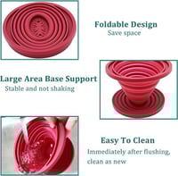 قمع سيليكون قابل للطي - مقاس 01 | Dripper Silicon