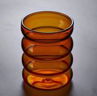 كوب التموج الزجاجي - 300 مل | الوان متعددة