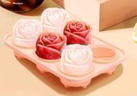 قالب صناعة ثلج بشكل وردة - الوان متعددة | Ice Maki...