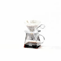 طقم قمع مع سيرفر شفاف V60 Dripper 01 | V60