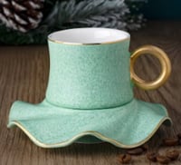 كوب اسبريسو 90 مل - صحن متعرج | Cup 90ml