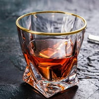 شفاف حواف ذهبية