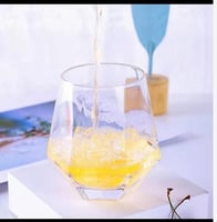 كوب زجاجي مضلع 300 مل | CUP