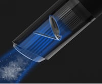 مكنسة بار لاسلكية قوة شفط عالية | لون اسود