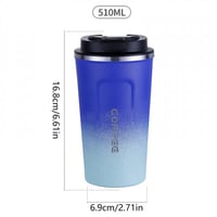 كوب حافظ للحرارة ذكي مع شاشة عرض - الوان متدرجة