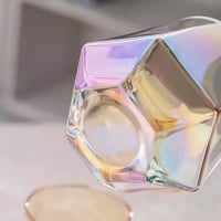 كوب زجاجي مضلع 300 مل | CUP