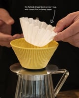 قمع الترشيح V60 لوفرامكس المسطح | Loveramics flatb...