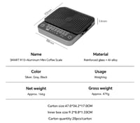 ميزان سمارت جرافيتي المطور - ميني | Smart Scale R1...
