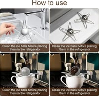 كرات الثلج لتبريد القهوة - ستيل | Stainless Steel...