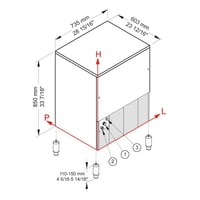 صانعة مكعبات الثلج من بريما - احجام مختلفة | Brema...