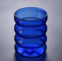 كوب التموج الزجاجي - 300 مل | الوان متعددة