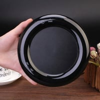 ميزان دائري لمس بشكل مميز - اسود