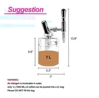 اداة النيترو لتحضير المشروبات الباردة | Stainless...
