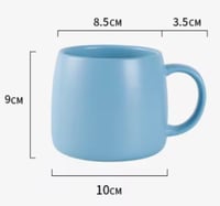 بوكس كوب سيراميك مع ملعقة ستيل - 480 مل | CERAMIC...