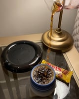 ميزان دائري لمس بشكل مميز - اسود