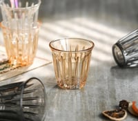 كوب زجاجي كريستال 200 مل - الوان متعددة | Glass CU...