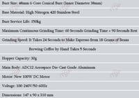 طاحونة اسبريسو احترافية - لونين | Electric espress...