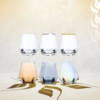 كوب زجاجي مضلع 300 مل | CUP