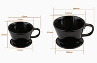 قمع تقطير سيراميك شبيه كاليتا - ابيض | KALITA WHIT...