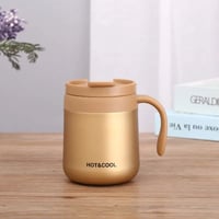 ترمس كوب قهوة حافظ للحرارة مع مسكة - 350 مل | 12oz