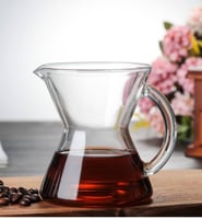 سيرفر V60 زجاج 300 مل - بقصة كوب | V60 Server 300m...