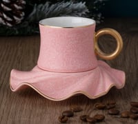 كوب اسبريسو 90 مل - صحن متعرج | Cup 90ml