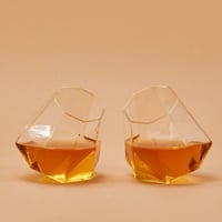 كوب زجاجي مضلع 300 مل | CUP