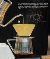 قمع الترشيح V60 لوفرامكس المسطح | Loveramics flatb...