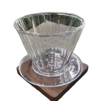 قمع V60 زجاجي شبيه كاليتا | مقاس 02