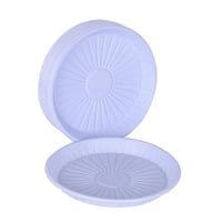 فورسان صحن بلاستيك رقم 22 دائري سادة - 50 حبة