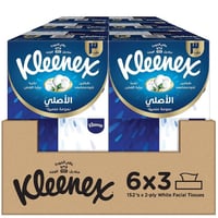 [كرتون] مناديل كلينكس 152 منديل 3 باكت 2 طبقة