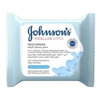 جونسون مناديل ميسيلار لازالة المكياج للبشرة الجافة...