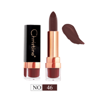 روج احمر شفاه مطفي توت 3 رقم 46 من كرستين CH-020